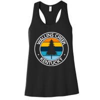 Wallins Creek Kentucky Ky Usa City Pride Tree Sunset Women's Racerback Tank