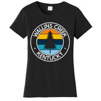 Wallins Creek Kentucky Ky Usa City Pride Tree Sunset Women's T-Shirt