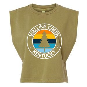 Wallins Creek Kentucky Ky Usa City Pride Tree Sunset Garment-Dyed Women's Muscle Tee