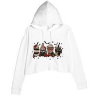 Wednesday Coffee Lover Latte Coffee Addict For Lover Trending Crop Fleece Hoodie