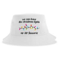 We Can Leave The Christmas Lights Until January Lovers Lyric Xmas Sustainable Bucket Hat