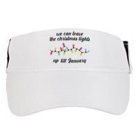 We Can Leave The Christmas Lights Until January Lovers Lyric Xmas Adult Drive Performance Visor