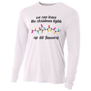 We Can Leave The Christmas Lights Until January Lovers Lyric Xmas Cooling Performance Long Sleeve Crew