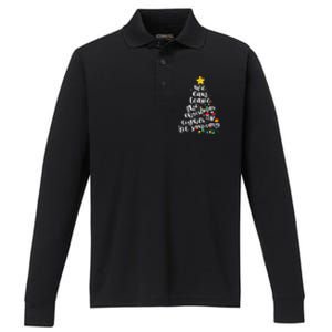 We Can Leave The Christmas Lights Up Til January Performance Long Sleeve Polo