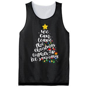 We Can Leave The Christmas Lights Up Til January Mesh Reversible Basketball Jersey Tank