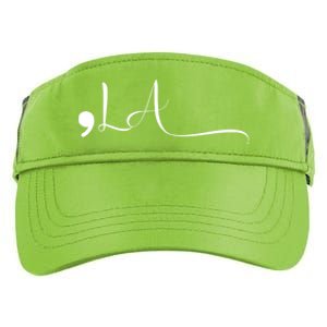 Women Comma La Kamala Harris Support Walz Gift Adult Drive Performance Visor