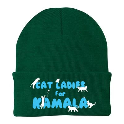 Women Cat Ladies For Kamala Knit Cap Winter Beanie