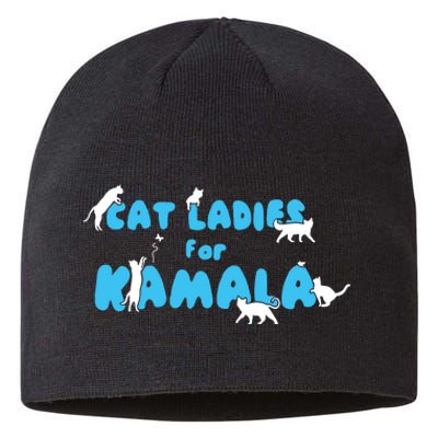 Women Cat Ladies For Kamala Sustainable Beanie