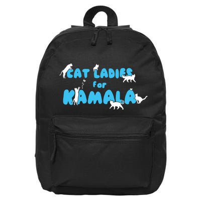 Women Cat Ladies For Kamala 16 in Basic Backpack