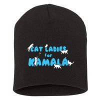 Women Cat Ladies For Kamala Short Acrylic Beanie