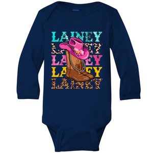 Western Cowgirl Lainey Baby Long Sleeve Bodysuit