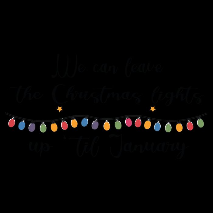 We Can Leave The Christmas Lights Until January Lovers Impact Tech Backpack