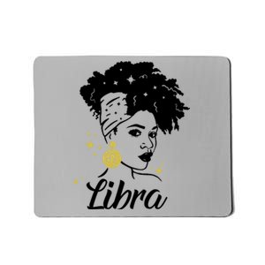 Wo Cute Libra Messy Bun Zodiac Lover Gift Mousepad