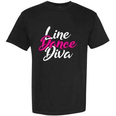 Western Country Line Dancing Diva Women Line Dance Garment-Dyed Heavyweight T-Shirt