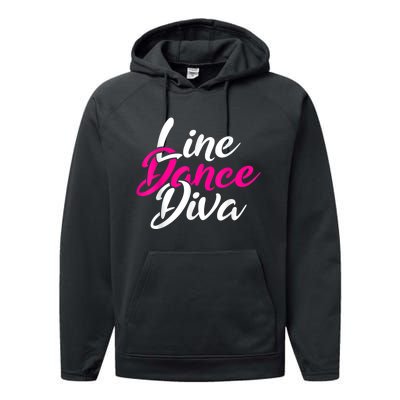 Western Country Line Dancing Diva Women Line Dance Performance Fleece Hoodie