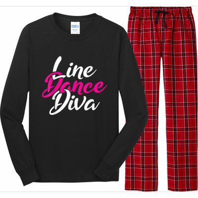 Western Country Line Dancing Diva Women Line Dance Long Sleeve Pajama Set