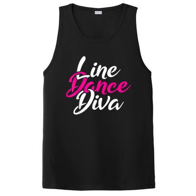 Western Country Line Dancing Diva Women Line Dance PosiCharge Competitor Tank