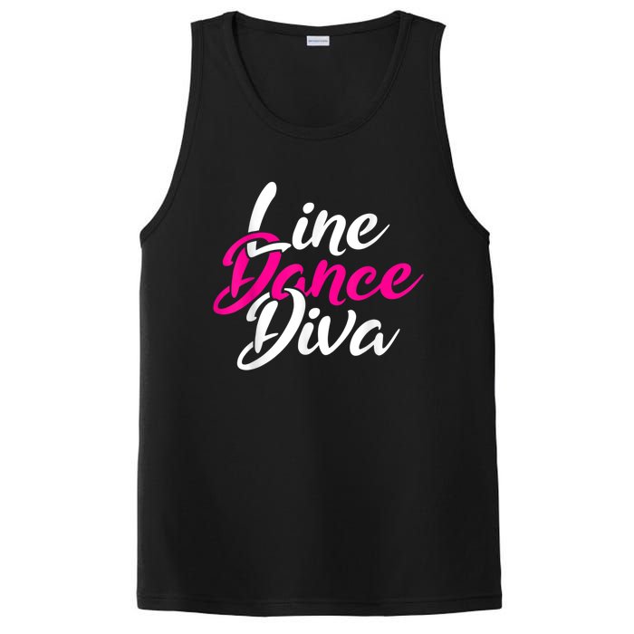 Western Country Line Dancing Diva Women Line Dance PosiCharge Competitor Tank