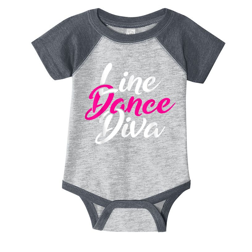 Western Country Line Dancing Diva Women Line Dance Infant Baby Jersey Bodysuit