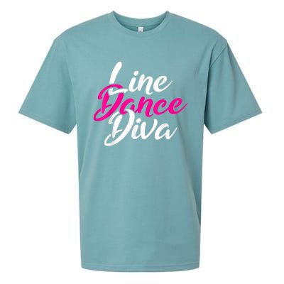 Western Country Line Dancing Diva Women Line Dance Sueded Cloud Jersey T-Shirt