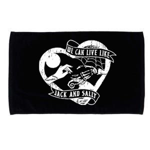 We Can Live Like Jack And Sally Microfiber Hand Towel