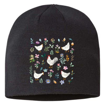 Wildflower Chicken Ladies Sustainable Beanie