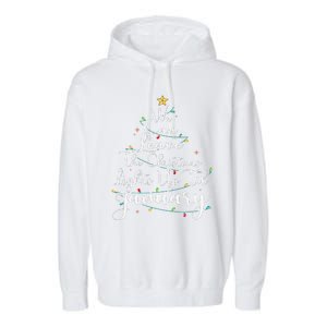 We Can Leave The Christmas Lights Up Til January Funny Xmas Garment-Dyed Fleece Hoodie