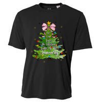 We Can Leave The Christmas Tree Up Til January Coquette Bow Cooling Performance Crew T-Shirt