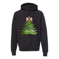 We Can Leave The Christmas Tree Up Til January Coquette Bow Premium Hoodie