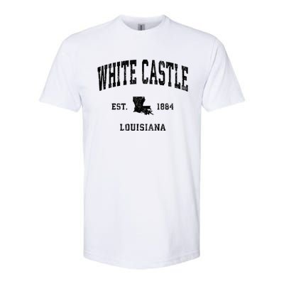 White Castle Louisiana La Vintage Athletic Sports Softstyle CVC T-Shirt