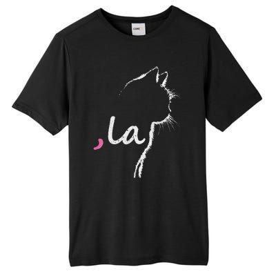 Women Cat Ladies For Kamala Harris For President 2024 Comma La Gift Tall Fusion ChromaSoft Performance T-Shirt