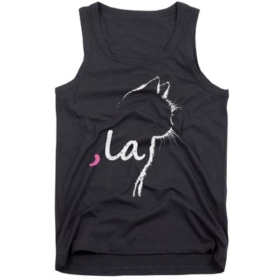 Women Cat Ladies For Kamala Harris For President 2024 Comma La Gift Tank Top