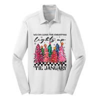 We Can Leave The Christmas Lights Up Til January Silk Touch Performance Long Sleeve Polo