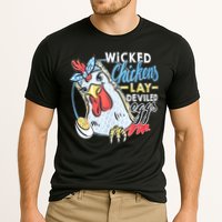 Wicked Chickens Lay Deviled Eggs Funny Chicken Lovers Performance Shirt