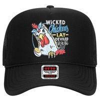 Wicked Chickens Lay Deviled Eggs Funny Chicken Lovers Hat