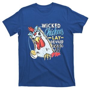 Wicked Chickens Lay Deviled Eggs Funny Chicken Lovers T-Shirt