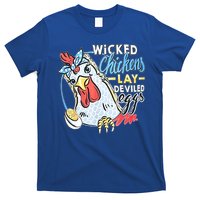 Wicked Chickens Lay Deviled Eggs Funny Chicken Lovers T-Shirt