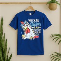 Wicked Chickens Lay Deviled Eggs Funny Chicken Lovers T-Shirt