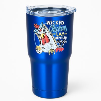 Wicked Chickens Lay Deviled Eggs Funny Chicken Lovers Tumbler