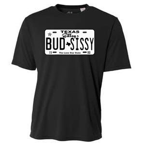 Wo Country Love Gilley's Bud N Sissy Texas Cowboy License Gift  Cooling Performance Crew T-Shirt