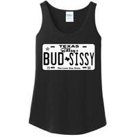 Wo Country Love Gilley's Bud N Sissy Texas Cowboy License Gift  Ladies Essential Tank