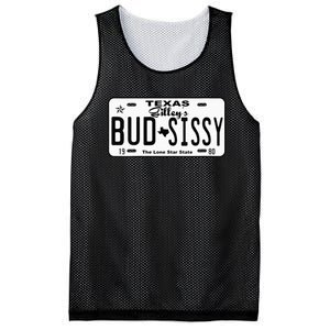 Wo Country Love Gilley's Bud N Sissy Texas Cowboy License Gift  Mesh Reversible Basketball Jersey Tank