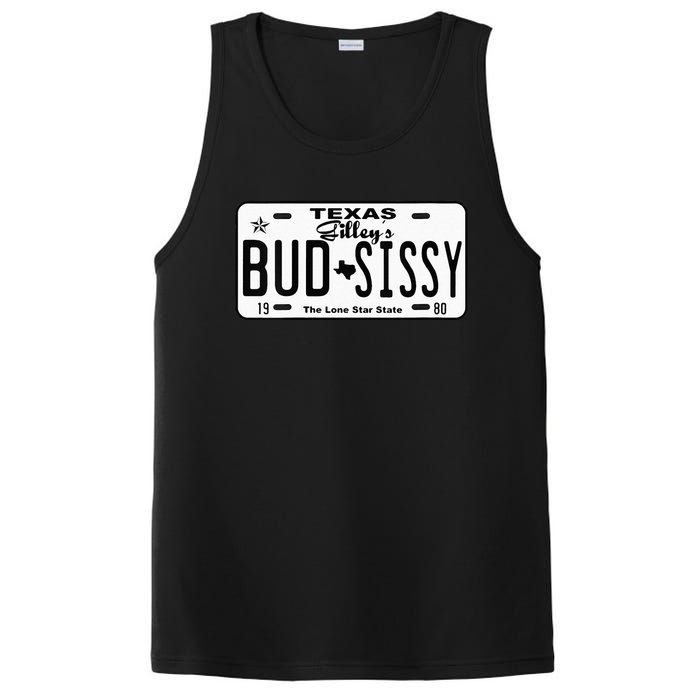 Wo Country Love Gilley's Bud N Sissy Texas Cowboy License Gift  PosiCharge Competitor Tank