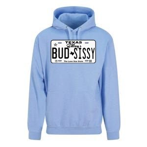 Wo Country Love Gilley's Bud N Sissy Texas Cowboy License Gift  Unisex Surf Hoodie