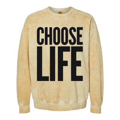 Wham Choose Life Colorblast Crewneck Sweatshirt