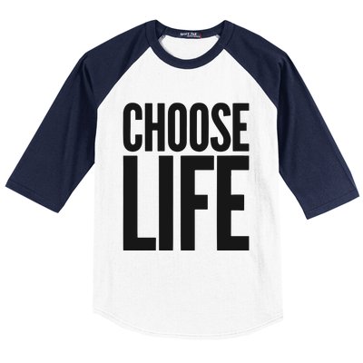 Wham Choose Life Baseball Sleeve Shirt