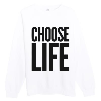 Wham Choose Life Premium Crewneck Sweatshirt