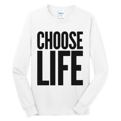 Wham Choose Life Tall Long Sleeve T-Shirt