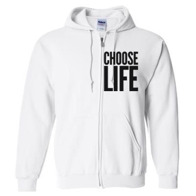 Wham Choose Life Full Zip Hoodie