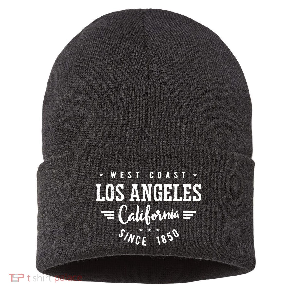 West Coast Los Angeles California Since 1850 Sustainable Knit Beanie